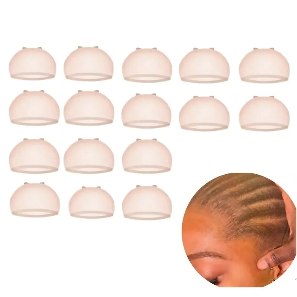 HD Wig Caps 16pcs Ultra Thin Invisible Lace Front Wig Cap Sheer (8pks / 16 pcs)